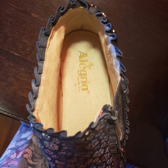 Alegria Hannah Autumn Poppy floral booties size 40 eur - Picture 8 of 12